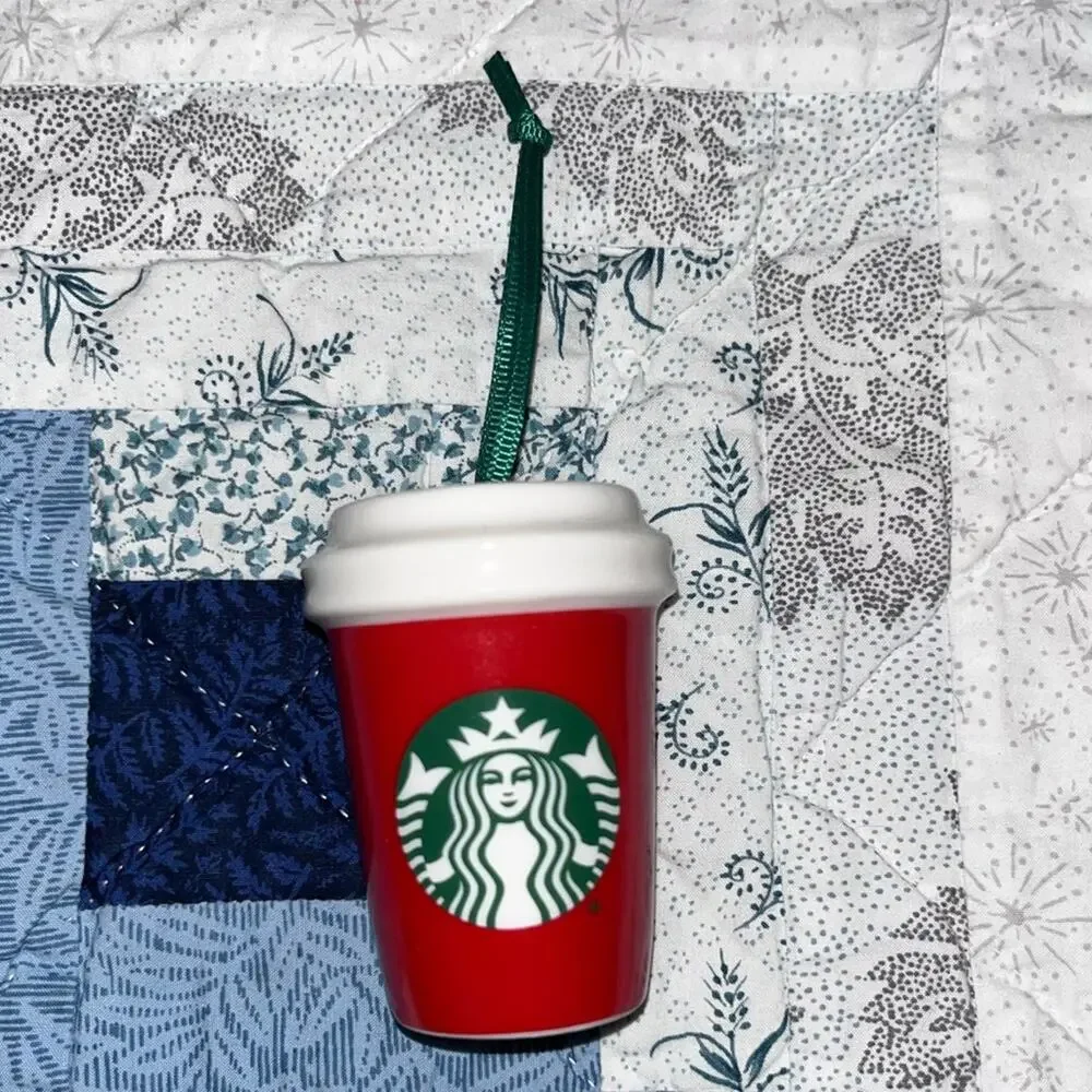 NWOT! Starbucks 2016 New Jersey Red Cup Ornament